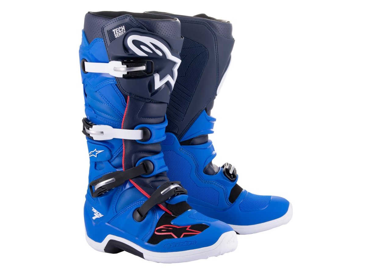 Alpinestars Stiefel Tech7 Blue/Red/Nv von Alpinestars