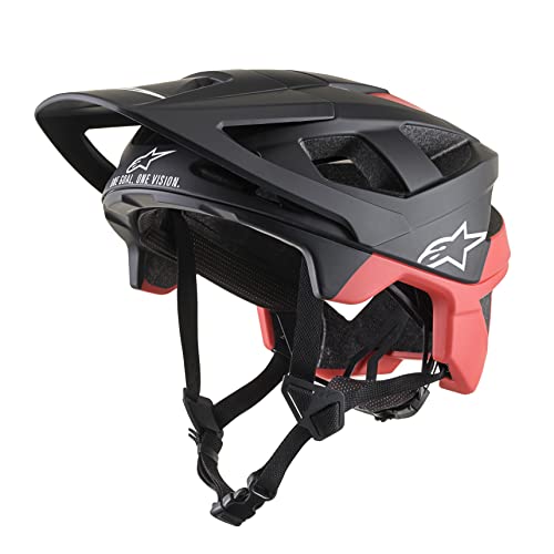 Alpinestars Vector Pro Helm-Atom Schwarz Rot Matt, M von Alpinestars