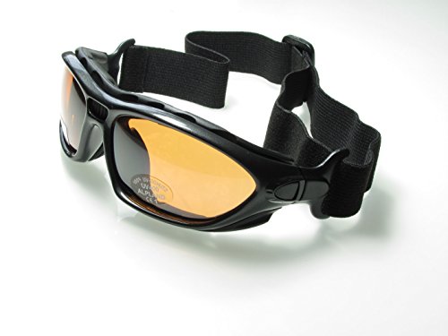 Alpland Schutzbrille Bergbrille Gletscherbrille Skibrille-70% Kontrastverstärkte Gläser von Alpland