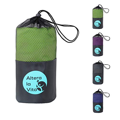 Hüttenschlafsack *ALTERA LA VITA* aus modernster Mikrofaser 220x80 cm mit Reißverschluss Kissenfach und Fußöffnung Reise Schlafsack Inlett für Backpacking Camping Hütte Hotel Ultraleicht klein Hüttenschlafsack *ALTERA LA VITA* aus modernster Mikrofaser 220x80 cm mit Reißverschluss Kissenfach und Fußöffnung Reise Schlafsack Inlett für Backpacking Camping Hütte Hotel Ultraleicht klein von Altera la Vita