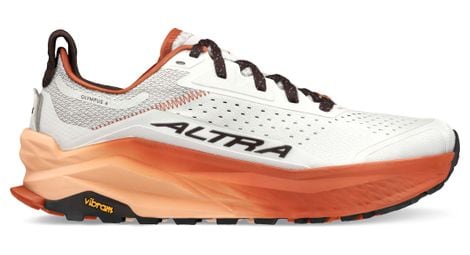 altra olympus 6 trailrunning schuhe weis orange herren von Altra