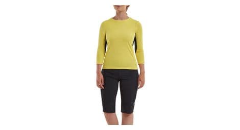 3 4 armel trikot damen altura kieder lightweight gelb von Altura