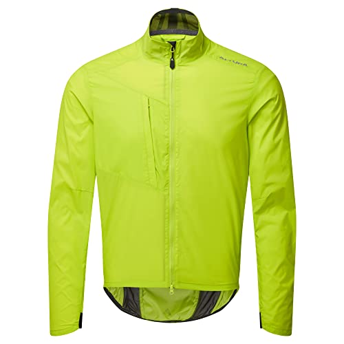 Altura Airstream Herren-Fahrradjacke, leicht, wasserabweisend, verstaubar, Limettengrün – Größe 4XL von Altura