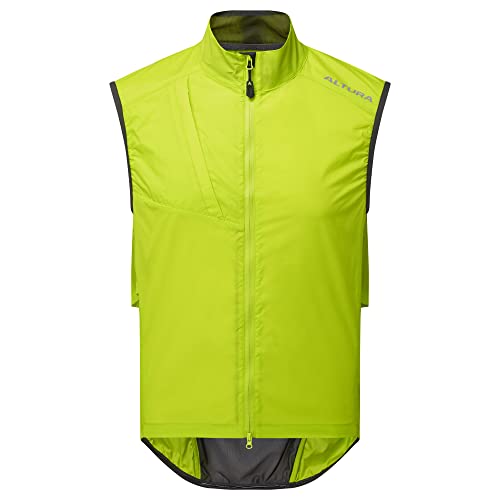 Altura Airstream Herren-Fahrradweste, leicht, wasserabweisend, verstaubar, Limettengrün – Größe S Altura Airstream Herren-Fahrradweste, leicht, wasserabweisend, verstaubar, Limettengrün – Größe S von Altura