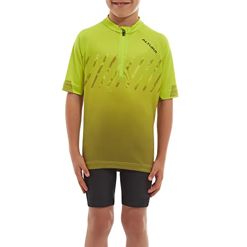 Altura Airstream Kurzarm-RADTRIKOT Kinder Trikot SS, Limette, 5-6 Years von Altura