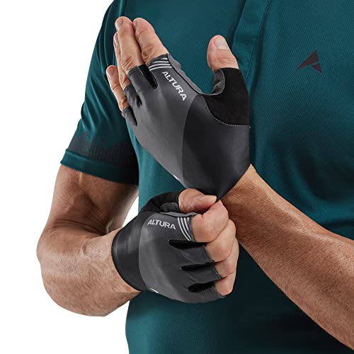 Altura Airstream Unisex KURZFINGER-Handschuhe, Schwarz, M von Altura