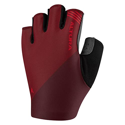 Altura Airstream Unisex KURZFINGER-Handschuhe, Dunkelrot, S von Altura