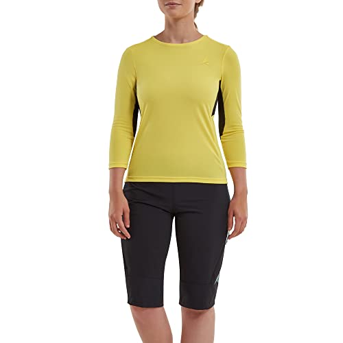 Altura Damen KIELDER LEICHTES 3/4-ARM RADTRIKOT Trikot LS, Gelb, 8 von Altura