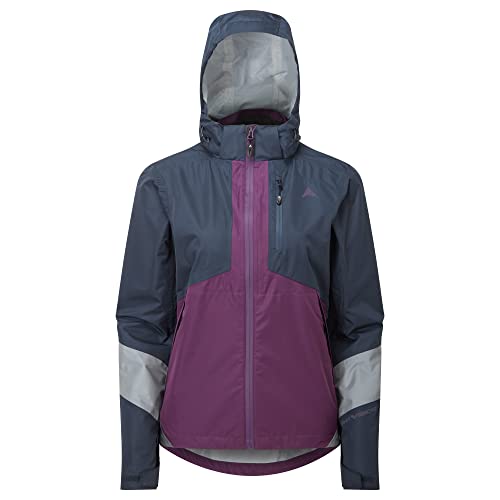 Altura Damen Typhoon Wasserdichte Reflektierende Fahrradjacke – Marineblau/Violett – 14 Altura Damen Typhoon Wasserdichte Reflektierende Fahrradjacke – Marineblau/Violett – 14 von Altura