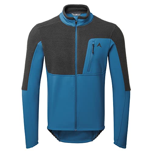 Altura Herren All Roads Thermo-Fleece, wasserabweisend, reflektierend, Blau – XL von Altura