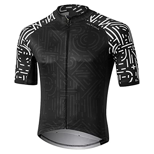 Altura Herren Icon Kurzarm-Trikot, schwarz/weiß, L Altura Herren Icon Kurzarm-Trikot, schwarz/weiß, L von Altura
