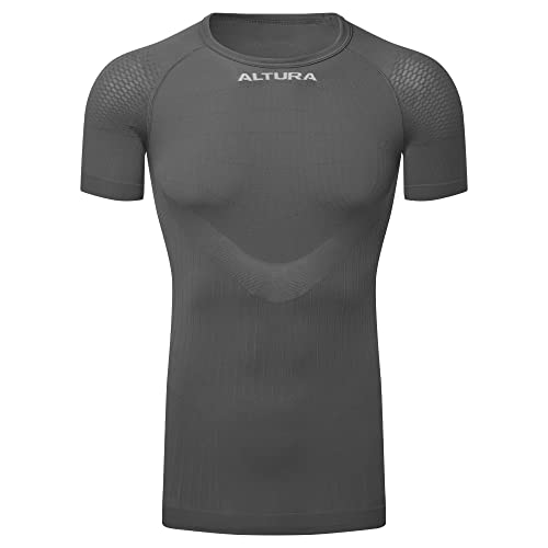 Altura Unisex Tempo Seamless Short Sleeve Thermal Cycling Baselayer - Charcoal - Large/X-Large Altura Unisex Tempo Seamless Short Sleeve Thermal Cycling Baselayer - Charcoal - Large/X-Large von Altura