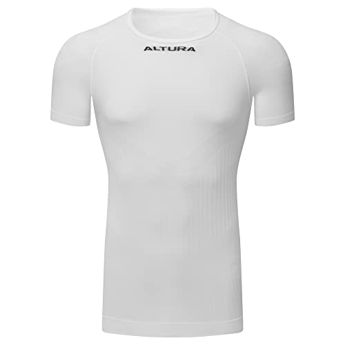 Altura Unisex Tempo Seamless Short Sleeve Thermal Cycling Baselayer - Weiß - Medium/Large von Altura