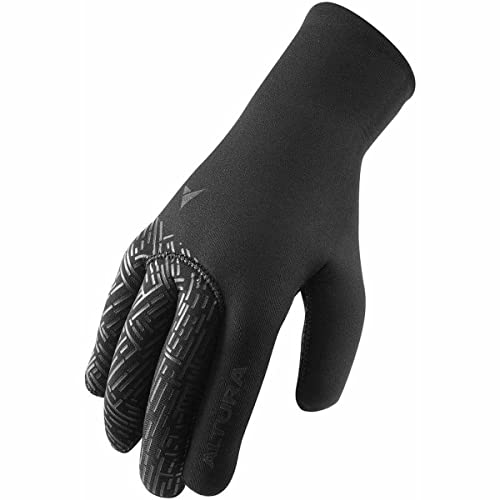 Altura Unisex Thermostretch Winddicht Neopren Thermo-Fahrradhandschuh – Schwarz – Größe S von Altura