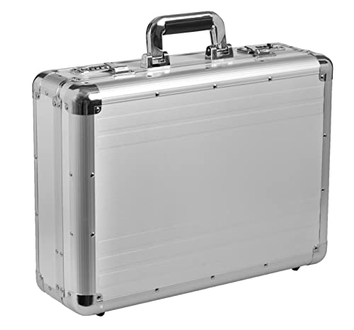 ALUMAXX 45114 Attachékoffer TAURUS, Aktenkoffer aus Aluminium, Businesskoffer, Dokumentenkoffer, Alu-Koffer, Aluminiumkoffer ca. 46 cm, Silber, 46 x 34 × 16 cm ALUMAXX 45114 Attachékoffer TAURUS, Aktenkoffer aus Aluminium, Businesskoffer, Dokumentenkoffer, Alu-Koffer, Aluminiumkoffer ca. 46 cm, Silber, 46 x 34 × 16 cm von Alumaxx