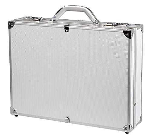 ALUMAXX 45103 Attachékoffer OCTAN, Aktenkoffer aus Aluminium, Geschäftskoffer Alu, Dokumentenkoffer, Business Koffer für Aktenordner, Silber, 44,5 x 33 x 10 cm ALUMAXX 45103 Attachékoffer OCTAN, Aktenkoffer aus Aluminium, Geschäftskoffer Alu, Dokumentenkoffer, Business Koffer für Aktenordner, Silber, 44,5 x 33 x 10 cm von Alumaxx