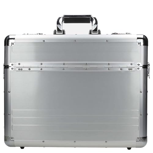 Alumaxx Pilotenkoffer 47 cm - Aluminium, Silber - Heavy-Duty-Griff, Zahlenkombinationsschlösser, Wasserdicht Alumaxx Pilotenkoffer 47 cm - Aluminium, Silber - Heavy-Duty-Griff, Zahlenkombinationsschlösser, Wasserdicht von Alumaxx