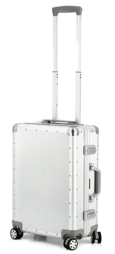 ALUMAXX 45170 Kabinentrolley Orbit, Handgepäck, Rollkoffer aus Aluminium, TSA Schloss, Trolleykoffer mit 4 doppelten 360° Leichtlaufrollen, Alukoffer ca. 54 cm, Silber, 54 x 40 x 20 cm ALUMAXX 45170 Kabinentrolley Orbit, Handgepäck, Rollkoffer aus Aluminium, TSA Schloss, Trolleykoffer mit 4 doppelten 360° Leichtlaufrollen, Alukoffer ca. 54 cm, Silber, 54 x 40 x 20 cm von Alumaxx