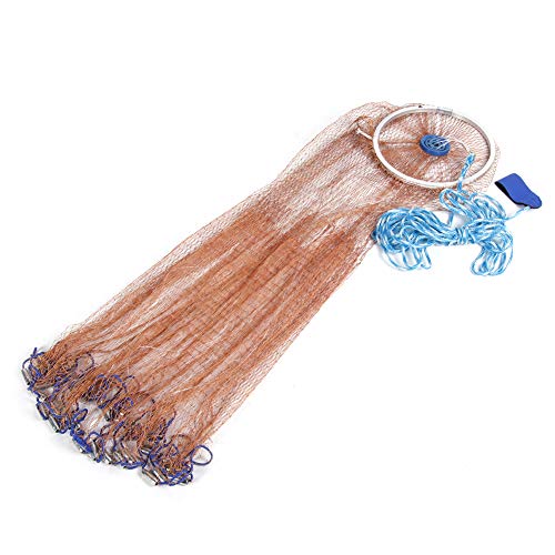 Alvinlite Handgegossenes Fischernetz Nylon-Fischernetz für Köderfische Croch Anglen Wurfnetz Abfischen Fischernetz Nylon Mesh Multifilament mit Sinker Durchmesser 3,6 Meter Alvinlite Handgegossenes Fischernetz Nylon-Fischernetz für Köderfische Croch Anglen Wurfnetz Abfischen Fischernetz Nylon Mesh Multifilament mit Sinker Durchmesser 3,6 Meter von Alvinlite