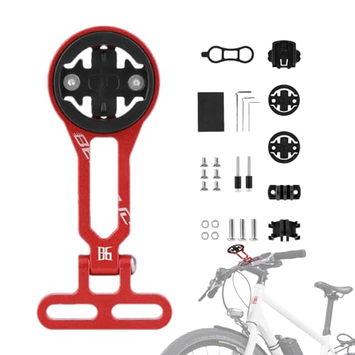 Alwida Fahrradcomputerhalterung, Halterung für Fahrradcomputer, Stoppuhr, verstellbar, aus Aluminiumlegierung – Zubehör für Radfahren mit Fahrradbeleuchtung von Alwida