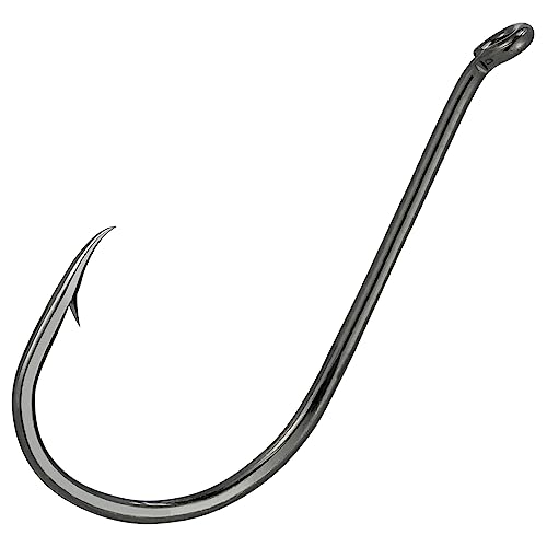 Alwonder 50 Stück Drop-Shot Angel-Haken Gr.#2, Offset Vorfachhaken aus Schwarzem Nickel Spitz & Robust Haken für Gummiköder und Naturköder für Wels, Barsch, Thunfisch, Süßwasser, Salzwasser Alwonder 50 Stück Drop-Shot Angel-Haken Gr.#2, Offset Vorfachhaken aus Schwarzem Nickel Spitz & Robust Haken für Gummiköder und Naturköder für Wels, Barsch, Thunfisch, Süßwasser, Salzwasser von Alwonder
