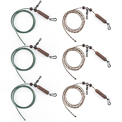 Alwonder 6 Stück Karpfenmontage Carptackle Bereit zum Angeln Basic Chod Rig Rig Tube Hubschrauber Chod Angelausrüstung Karpfenangeln Zubehör für Karpfen Camo-Braun Alwonder 6 Stück Karpfenmontage Carptackle Bereit zum Angeln Basic Chod Rig Rig Tube Hubschrauber Chod Angelausrüstung Karpfenangeln Zubehör für Karpfen Camo-Braun von Alwonder
