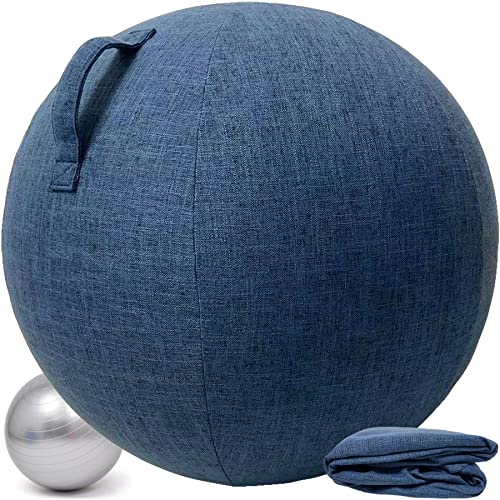 Alywen Ball, Büro, Sitz, Ball, Fitnessstudio, Büro, 55/65/75 cm, Schwangerschaftsball, Stuhl, Ball, mit rutschfester Schutzhülle, Swiss Ball Alywen Ball, Büro, Sitz, Ball, Fitnessstudio, Büro, 55/65/75 cm, Schwangerschaftsball, Stuhl, Ball, mit rutschfester Schutzhülle, Swiss Ball von Alywen