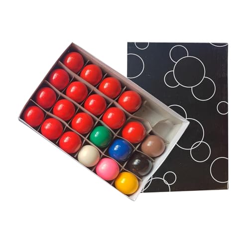 Amagogo 22-teiliges Mini-Billardtischkugel-Set, kleines Billardtisch-Zubehör, Geschenk für Kinder, kleines Billardkugel-Set für das Indoor-Spielzimmer, 38 MM von Amagogo