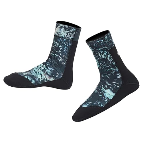 Amagogo 5 mm Neopren-Tauchsocken, kältebeständig, für Erwachsene, Herren und Damen, Stiefel, Neoprenanzug-Socken für Schwimmen, Rafting, Wandern, Segeln, für 44 bis 45 von Amagogo