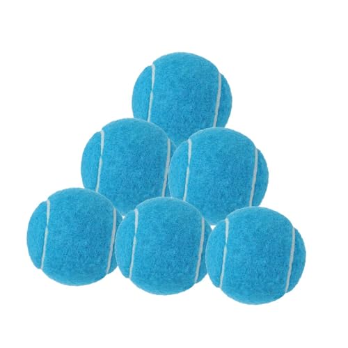 Amagogo 6X -Tennisbälle für Anfänger Trainingstraining tragen resistente Trainingskugeln 2.52 "Durchmesser für Unterhaltung Racquet Sport, Blau Amagogo 6X -Tennisbälle für Anfänger Trainingstraining tragen resistente Trainingskugeln 2.52 "Durchmesser für Unterhaltung Racquet Sport, Blau von Amagogo