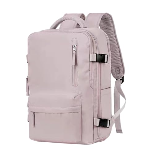 Amagogo Doppelte Umhängetasche, Gepäckrucksack, Rucksack mit großer Kapazität, Laptop-Rucksack, Reiserucksack für Rucksack, Übernachtungstasche, rosa lila von Amagogo