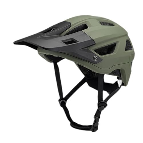 Amagogo Fahrradhelm Radfahrerhelm Herren und Damen Größenverstellbar Größe 55cm-61cm Komfort Biker Sporthelm Atmungsaktiv Rollerhelm, Grün von Amagogo