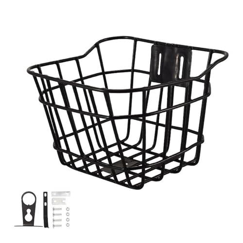 Amagogo Fahrradkorb für Kinder, Fahrradkorb, abnehmbar, Eisen, Vorderradkorb, Lenkerkorb für Kinder, Reiten, 15 cm x 9.5 cm x 23 Amagogo Fahrradkorb für Kinder, Fahrradkorb, abnehmbar, Eisen, Vorderradkorb, Lenkerkorb für Kinder, Reiten, 15 cm x 9.5 cm x 23 von Amagogo