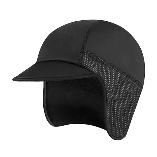 Amagogo Fahrradmütze, Futterkappe, warme Outdoor-Sport-Winddicht-Sportmütze, Winter-Fahrradmütze für Camping, Skifahren, Joggen bei kaltem Wetter, Schwarz Amagogo Fahrradmütze, Futterkappe, warme Outdoor-Sport-Winddicht-Sportmütze, Winter-Fahrradmütze für Camping, Skifahren, Joggen bei kaltem Wetter, Schwarz von Amagogo