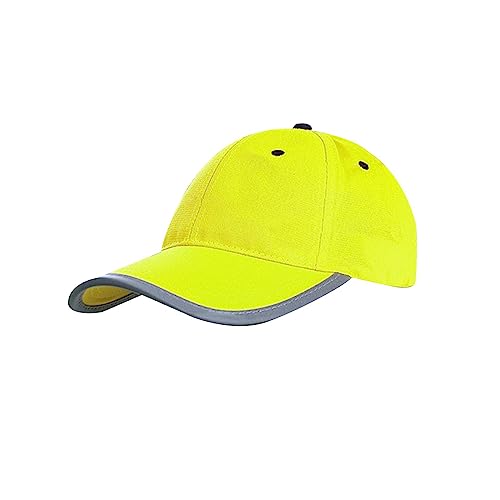 Amagogo Gut Baseballkappe, leichte, waschbare Sicherheitskappe in Hellen Neonfarben, GELB Amagogo Gut Baseballkappe, leichte, waschbare Sicherheitskappe in Hellen Neonfarben, GELB von Amagogo