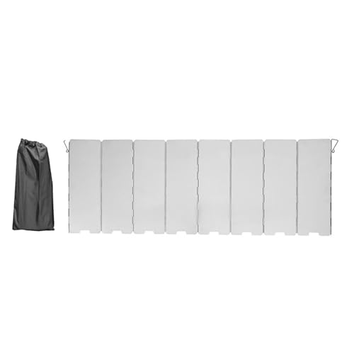 Amagogo Klappbarer Campingkocher-Windschutz, Gasherd-Windschutzscheibe, Windschutz, Windschutz für Rucksackreisen, Camping, Grillen, 8 Teller Amagogo Klappbarer Campingkocher-Windschutz, Gasherd-Windschutzscheibe, Windschutz, Windschutz für Rucksackreisen, Camping, Grillen, 8 Teller von Amagogo
