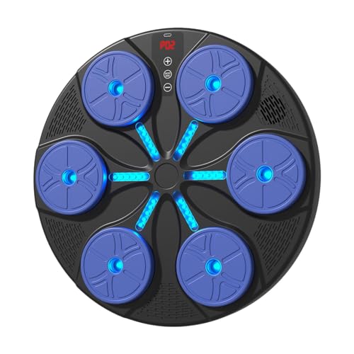Amagogo Musik Boxen Maschine Elektronische Boxen Ziel Haushalt Taekwondo Rhythmus Musical Ziel Bildschirm Display Boxen Trainer, Blau Amagogo Musik Boxen Maschine Elektronische Boxen Ziel Haushalt Taekwondo Rhythmus Musical Ziel Bildschirm Display Boxen Trainer, Blau von Amagogo