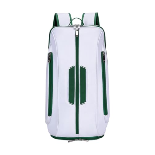 Amagogo Pickleball-Rucksack, Tennistasche, Paddelhalter, stoßfeste Pickleball-Schlägertasche mit Schuhfach für Männer und Frauen, Weiß von Amagogo