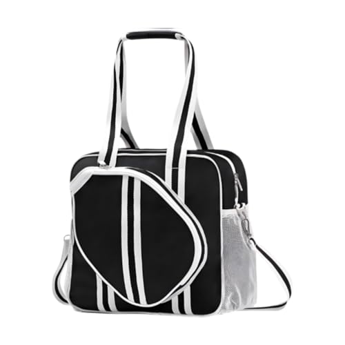 Amagogo Pickleball-Tasche, Pickle-Ball-Tasche, Sporttasche, Schlägertasche mit Wasserflaschenhalter für Damen und Herren, Pickleball-Paddel-Umhängetasche von Amagogo