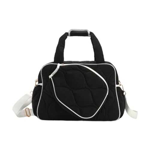 Amagogo Pickleball-Tasche, Pickleball-Paddeltasche, Pickleball-Tasche, Tragetasche, Schlägertasche, Abnehmbarer, Verstellbarer Schultergurt, Schlägertasche, Schwarz von Amagogo