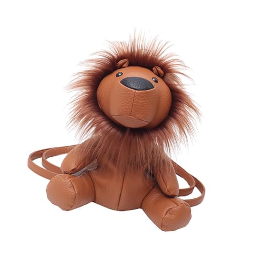 Amagogo -Rucksack Animal -Rucksack für Kindertierliebhaber Jubiläumsgeburtstagsgeschenk, Braun von Amagogo