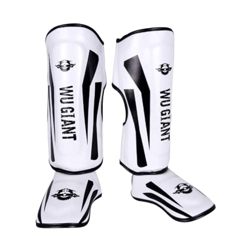 Amagogo Schienbeinschoner Schutzpolster Schienbein-Ristschutz Beinschutz für Training Kickboxen Kampfsport MMA Taekwondo, Weiss, l Amagogo Schienbeinschoner Schutzpolster Schienbein-Ristschutz Beinschutz für Training Kickboxen Kampfsport MMA Taekwondo, Weiss, l von Amagogo