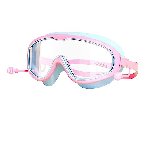 Amagogo Schwimmbrille, Schwimmbrille für Kinder, Sommer-Strandbrille, mit Ohrstöpsel, wasserdichte Tauchbrille, Brille für Jugendliche, Pink Blau Amagogo Schwimmbrille, Schwimmbrille für Kinder, Sommer-Strandbrille, mit Ohrstöpsel, wasserdichte Tauchbrille, Brille für Jugendliche, Pink Blau von Amagogo