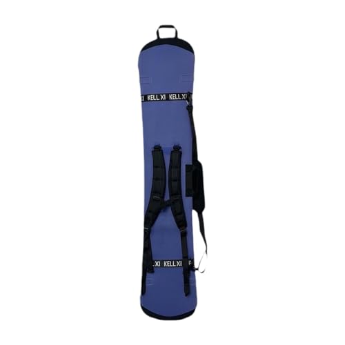 Amagogo Snowboardhülle Ski Aufbewahrungstasche Pack Transport Wrap mit Bindung auf Snowboard Zubehör Ausrüstung Tragetasche Snowboardtasche, Flieder 154cm von Amagogo