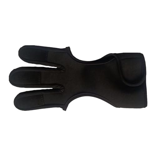 Amagogo Sporthandschuh, Drei-Finger-Schutz, Damen und Herren, Outdoor-Sport, verdickte Fingerspitzen, verstellbar, leicht zu tragen, für die rechte und Linke, l von Amagogo