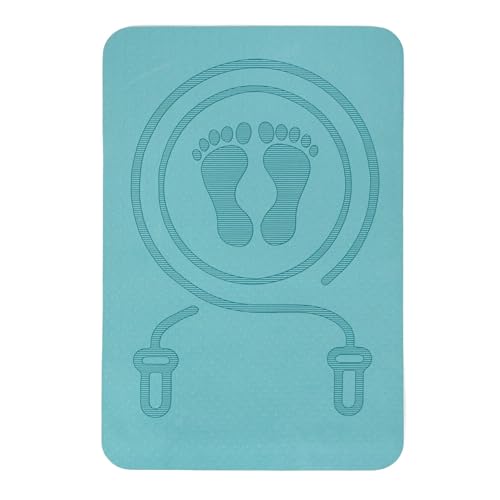 Amagogo Springseilmatte, Fitness-Übungsmatte, Schalldämmung, rutschfest, Springseil-Pad, Seilspringmatte für Pilates, Blau, Stretching, 0.6 dick Amagogo Springseilmatte, Fitness-Übungsmatte, Schalldämmung, rutschfest, Springseil-Pad, Seilspringmatte für Pilates, Blau, Stretching, 0.6 dick von Amagogo