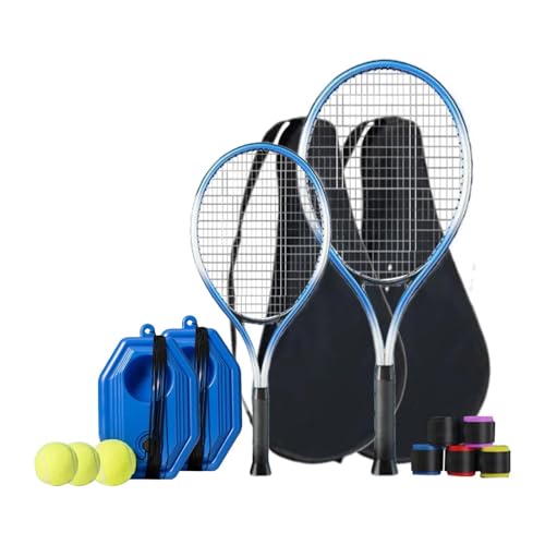 Amagogo Tennis-Trainingsball mit elastischer Schnur, Leichter Selbstübungs-Tennis-Rebounder für Anfänger, 1erwachsene 1kinder von Amagogo