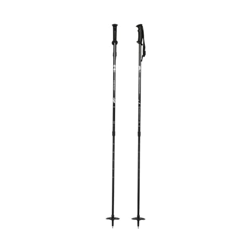 Amagogo Trekkingstangen Walking Sticks für Erwachsene Kinder Wandermasten Skistruppen für Schneeschuhwandcamping Winter Sport im Freien Skifahren, Schwarz von Amagogo