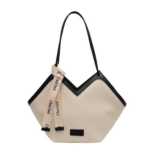 Amagogo Umhängetasche für Damen, leicht, für den Sommerurlaub, modisch, Einkaufstasche, lässige Tragetasche, Strandtasche für den Weg zur Arbeit Amagogo Umhängetasche für Damen, leicht, für den Sommerurlaub, modisch, Einkaufstasche, lässige Tragetasche, Strandtasche für den Weg zur Arbeit von Amagogo