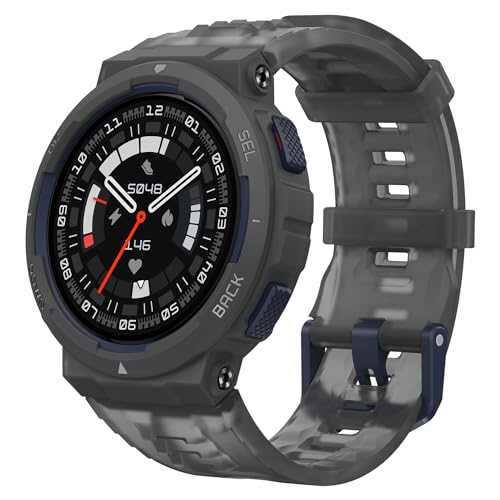 Amazfit Active Edge, Smart Watch mit Stilvollem, Widerstandsfähigem Sport- und Fitness-Design, GPS, AI Health Coach, Sport Outdoor, Workouts und Übungen, 16 Tage Batterie, 10 ATM von Amazfit